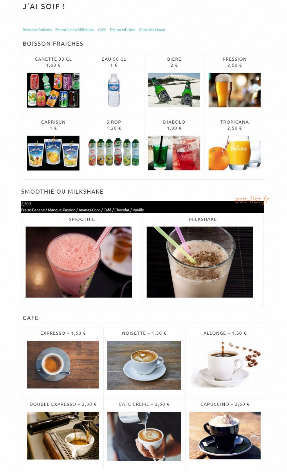 Fournil St Nicolas — carte page 8