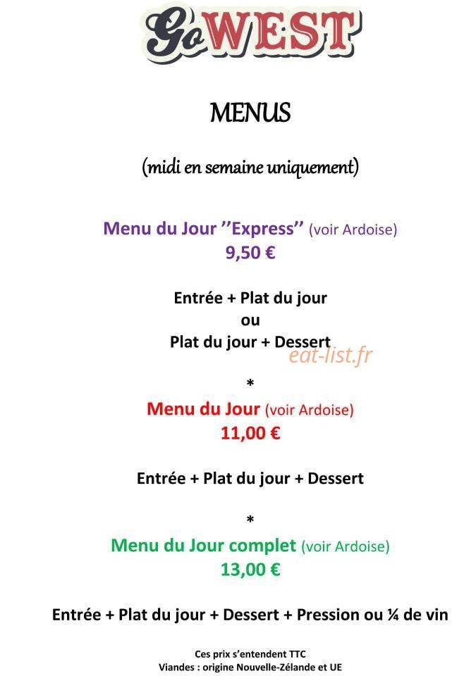 Go West — carte page 4