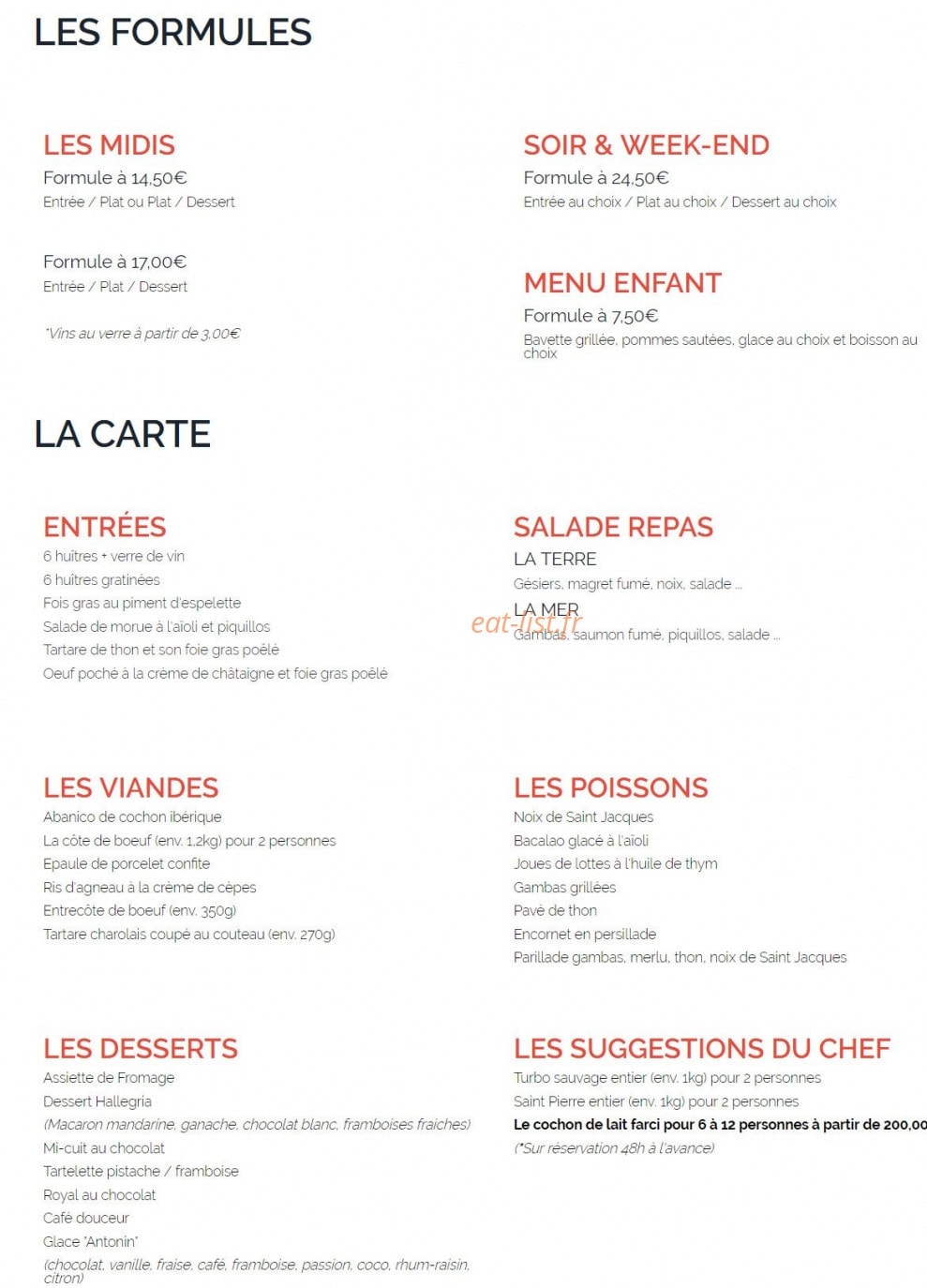 Hallegria — carte page 2