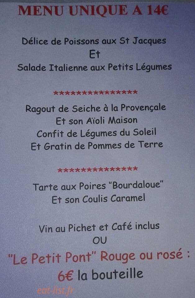 L'escale — carte page 1
