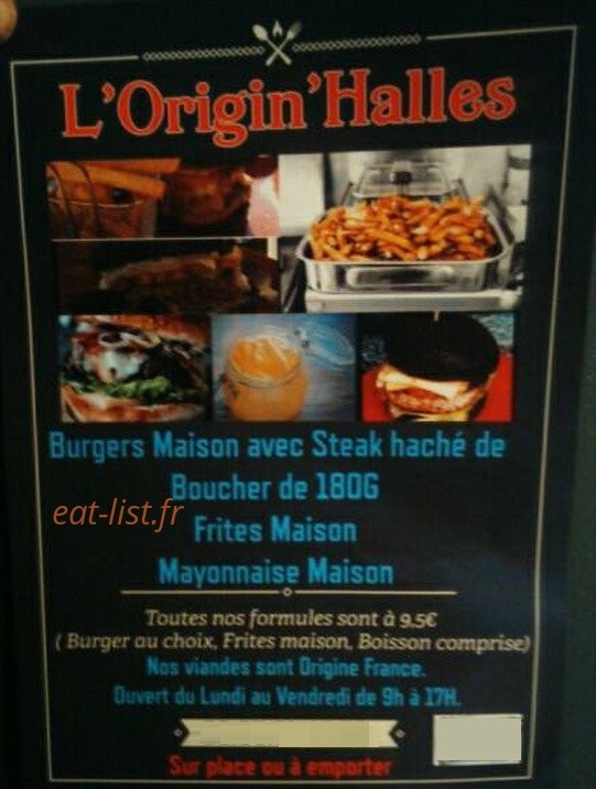 L' Origin' Halles — carte page 1
