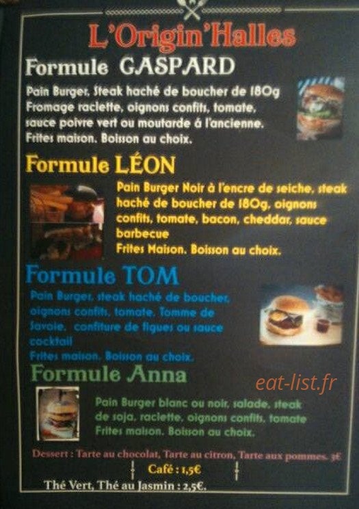 L' Origin' Halles — carte page 2