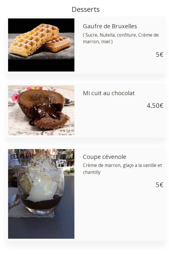 La Crypte — carte page 3