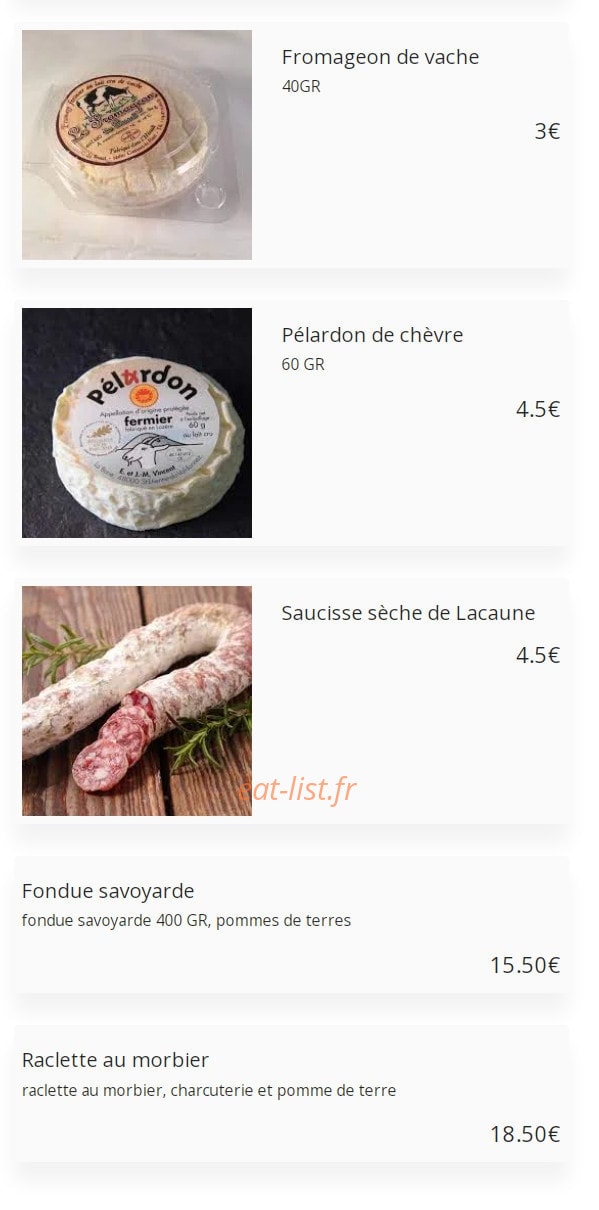 La Crypte — carte page 2