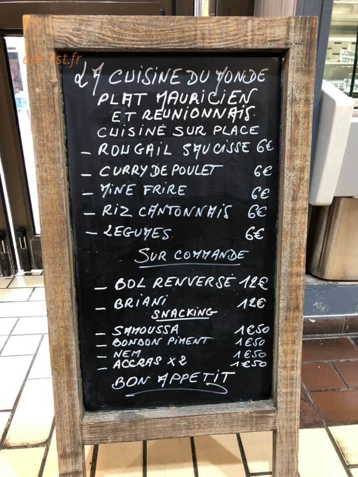 La cuisine du monde — carte page 1