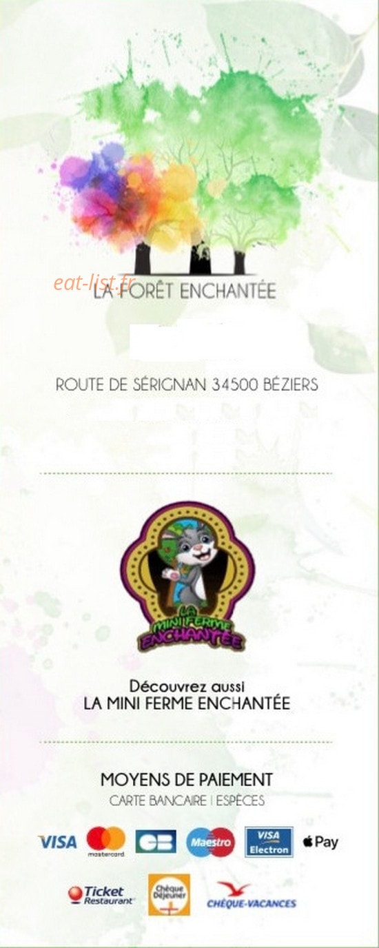 La Forêt enchantée — carte page 1