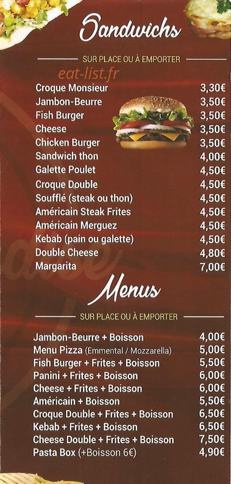 La gourmandise — carte page 4