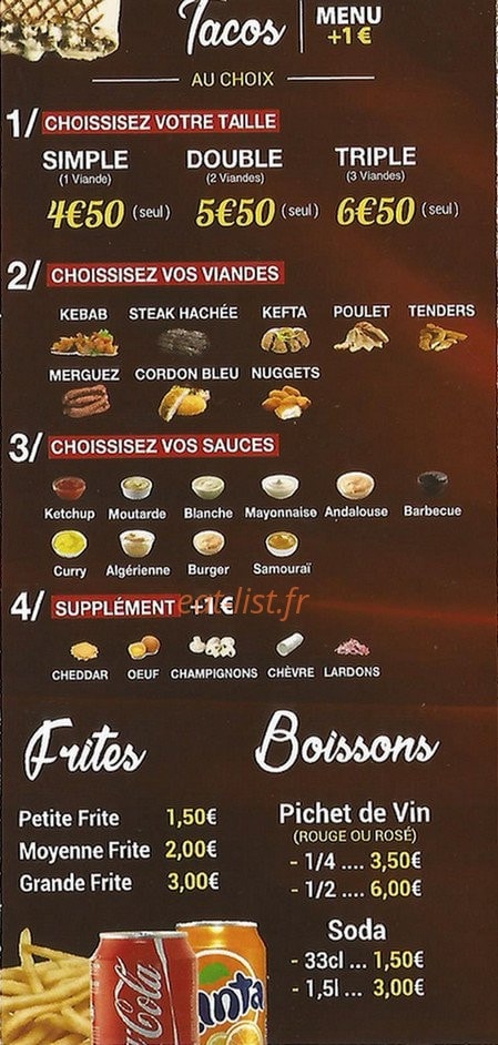 La gourmandise — carte page 5