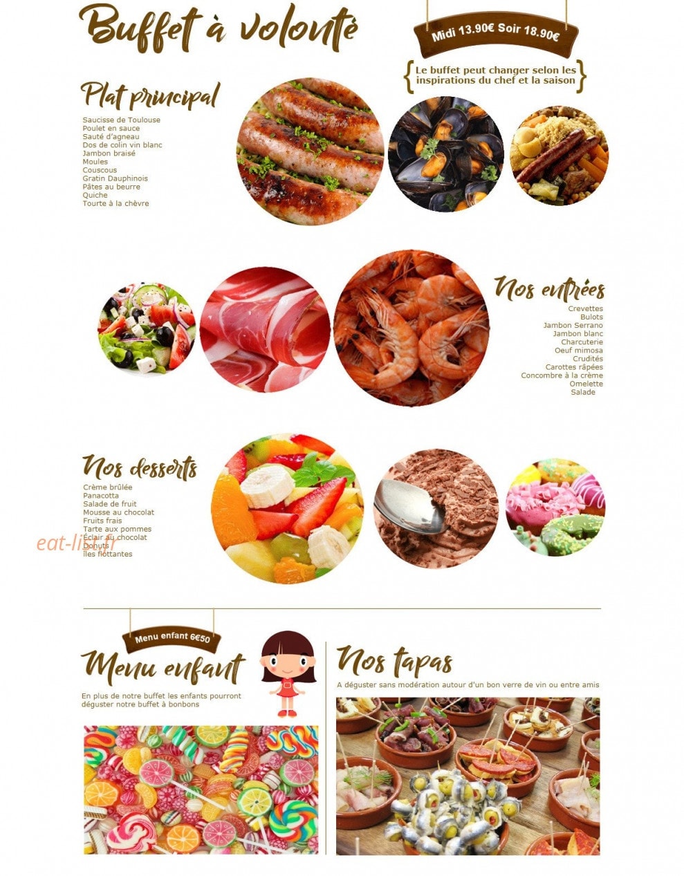 La Paillote — carte page 1
