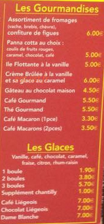 La Regalade — carte page 3