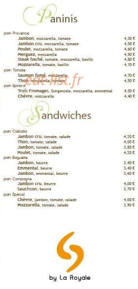 La royale — carte page 3