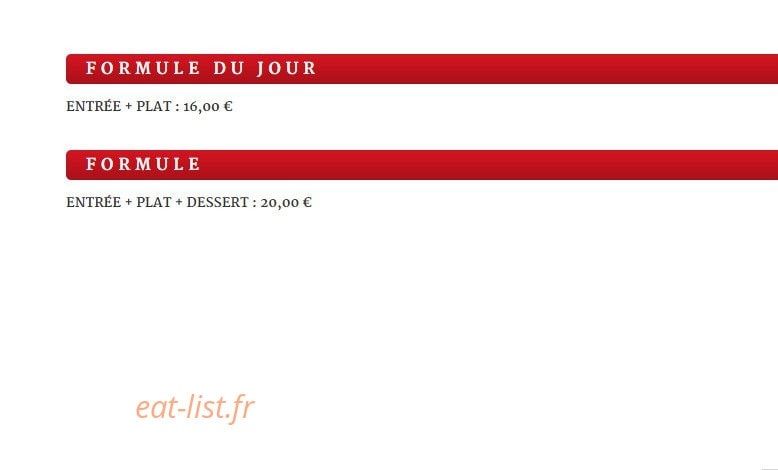 Le Bouchon Biterrois — carte page 1