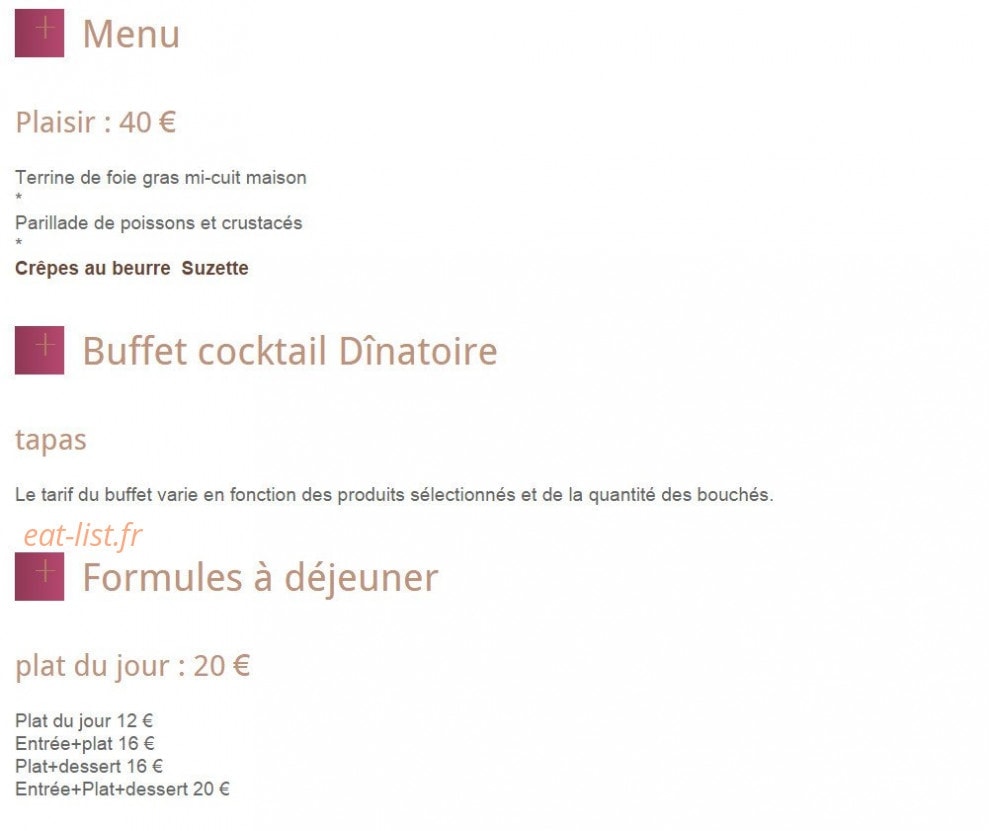Le Domaine De Pradines — carte page 3
