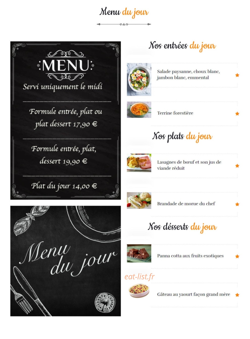Le Grill Marcel Cerdan — carte page 5