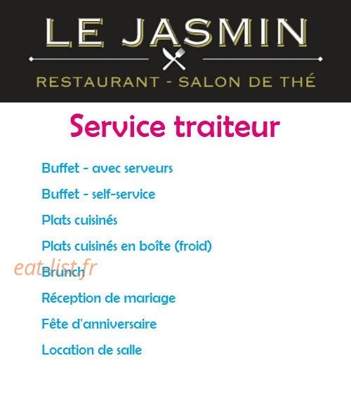 Le Jasmin — carte page 3