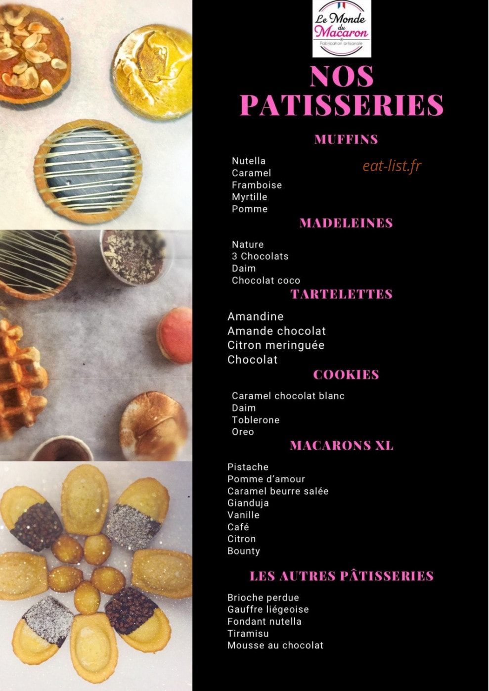 Le Monde du Macaron — carte page 2
