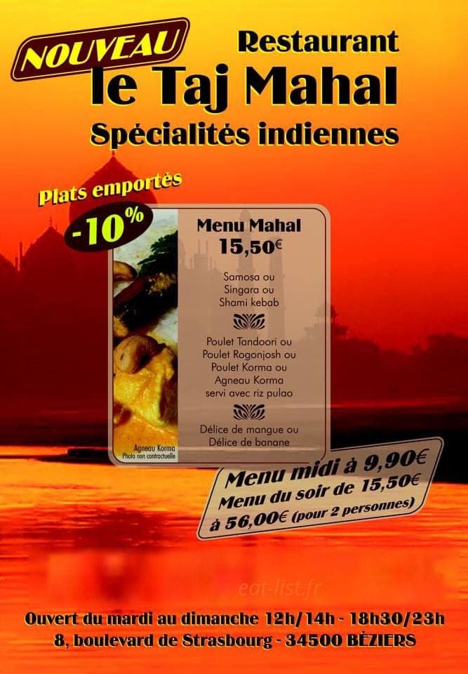 Le Taj Mahal — carte page 1
