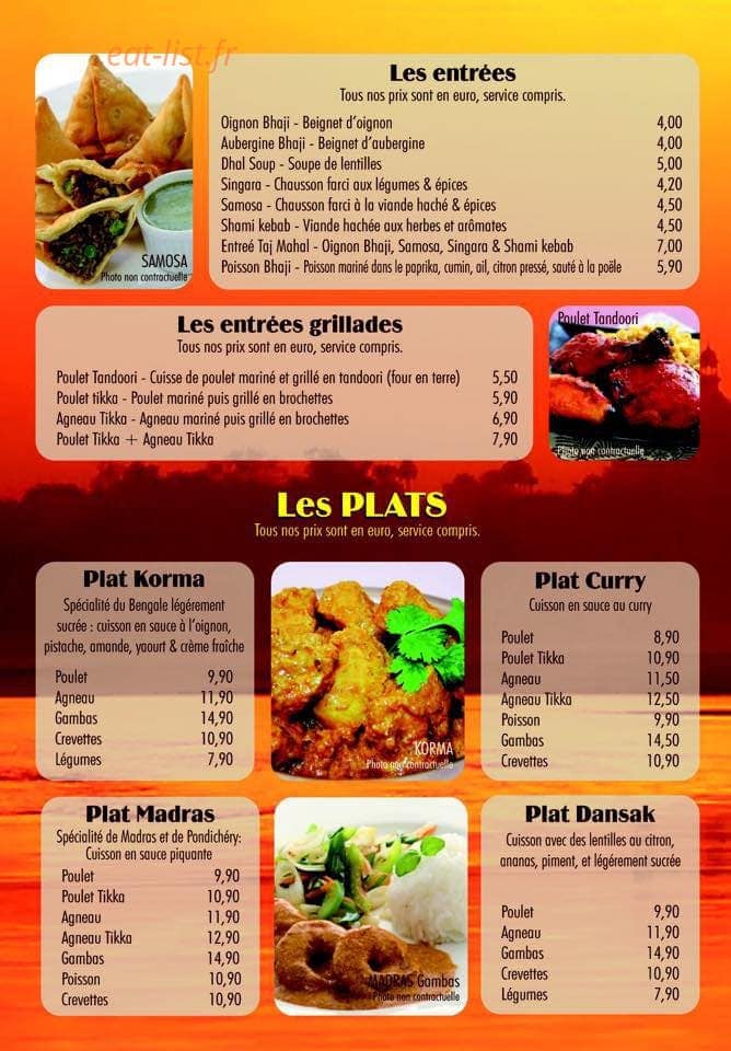 Le Taj Mahal — carte page 2