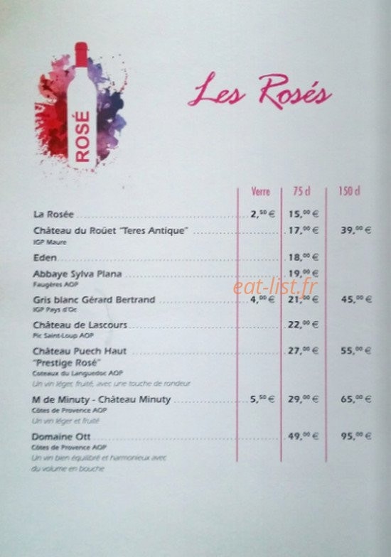 Le tribeca — carte page 7