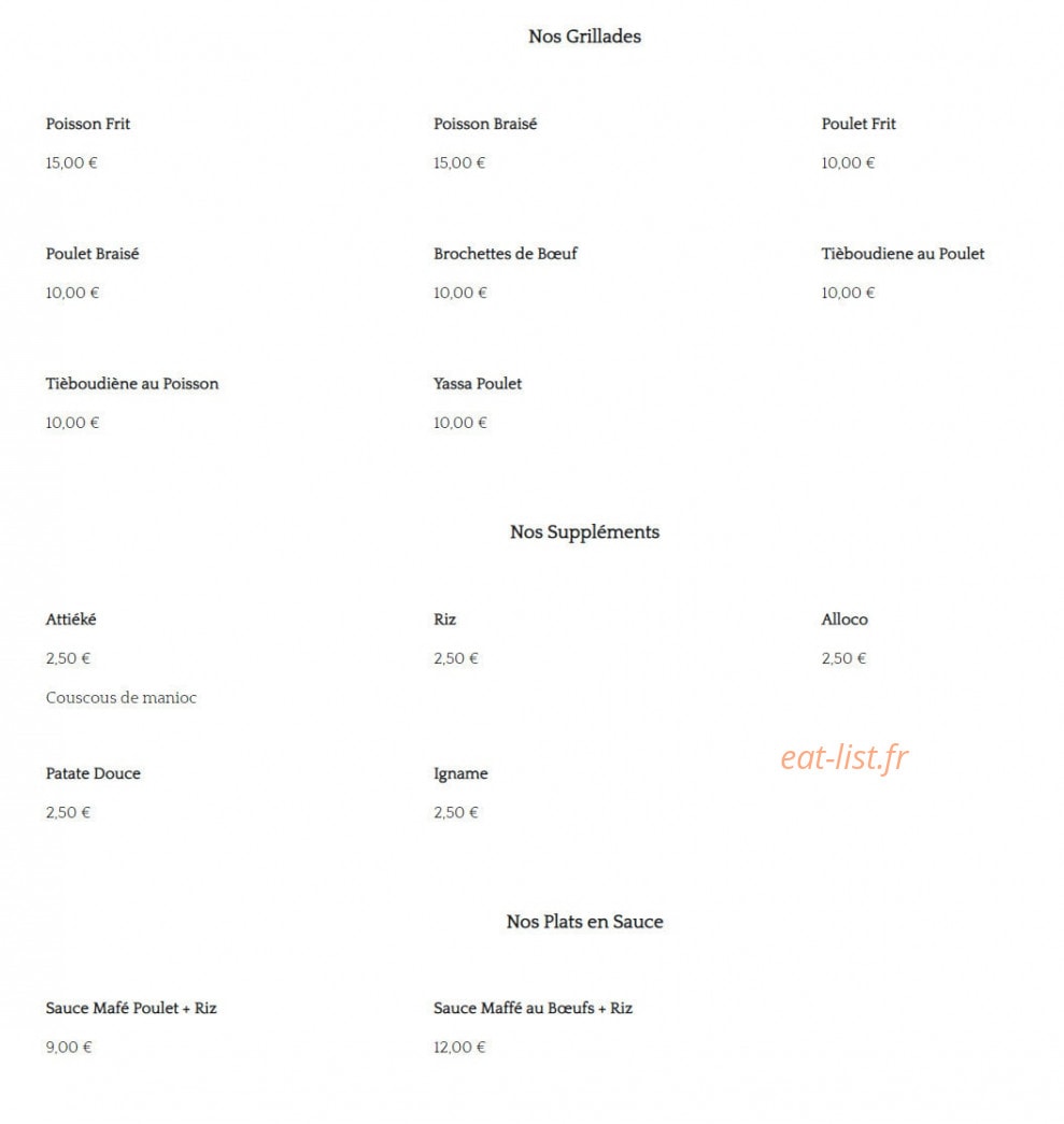 O'Bayouonan — carte page 1