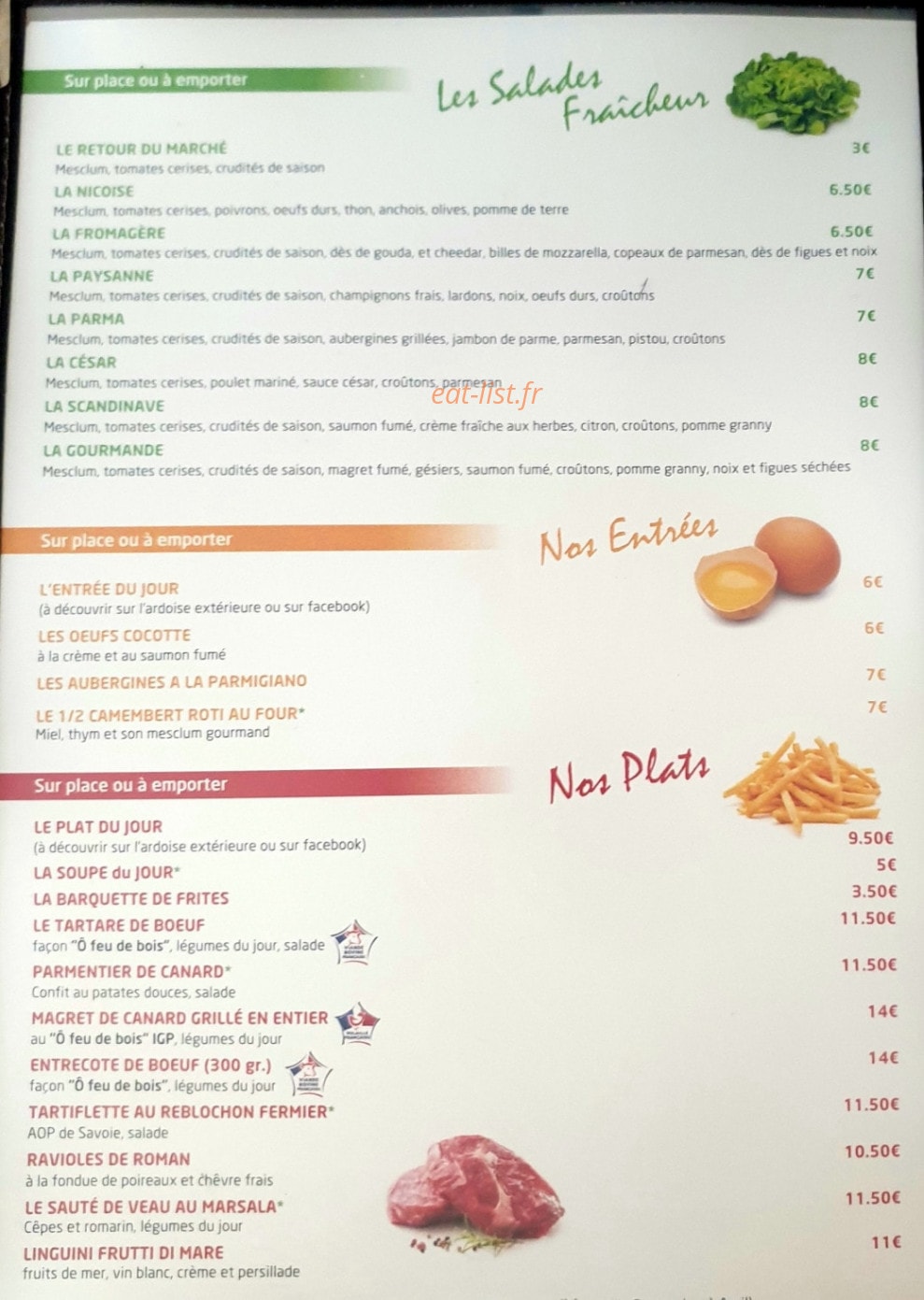 Ô feu de bois — carte page 2