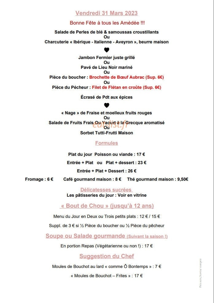 Ô petits Bontemps — carte page 3