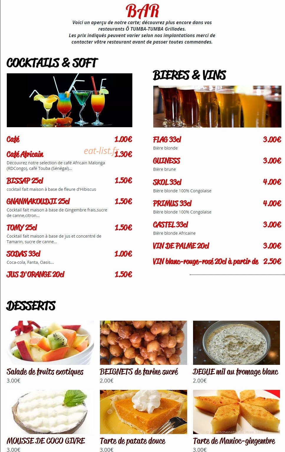 Ô Tumba-Tumba — carte page 4