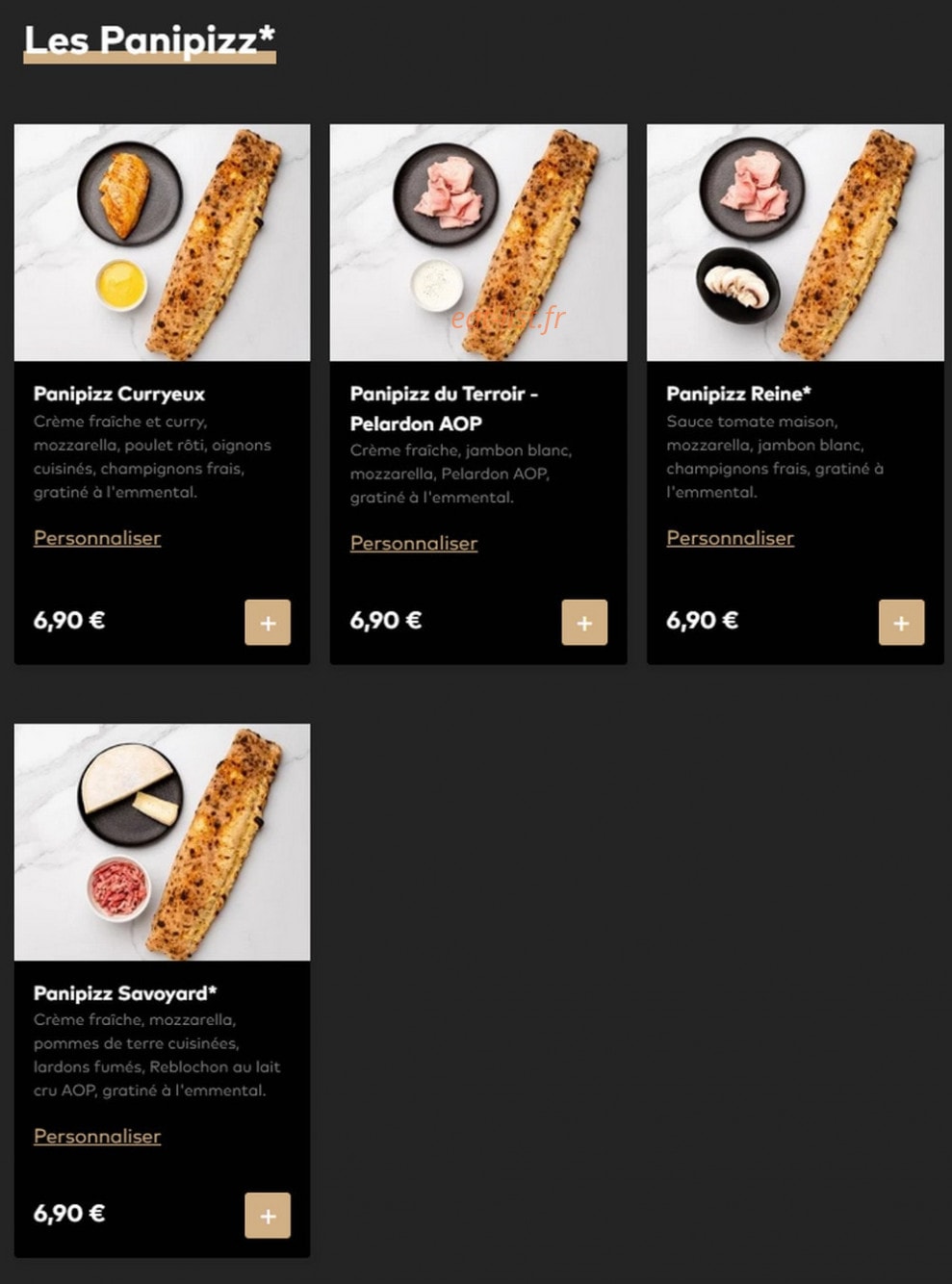 Pizza Cosy — carte page 3