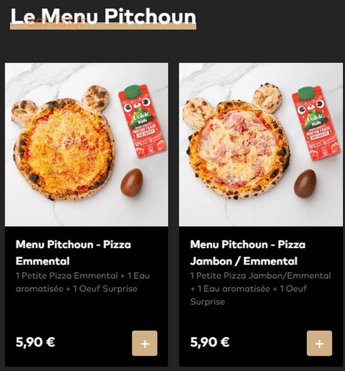 Pizza Cosy — carte page 8