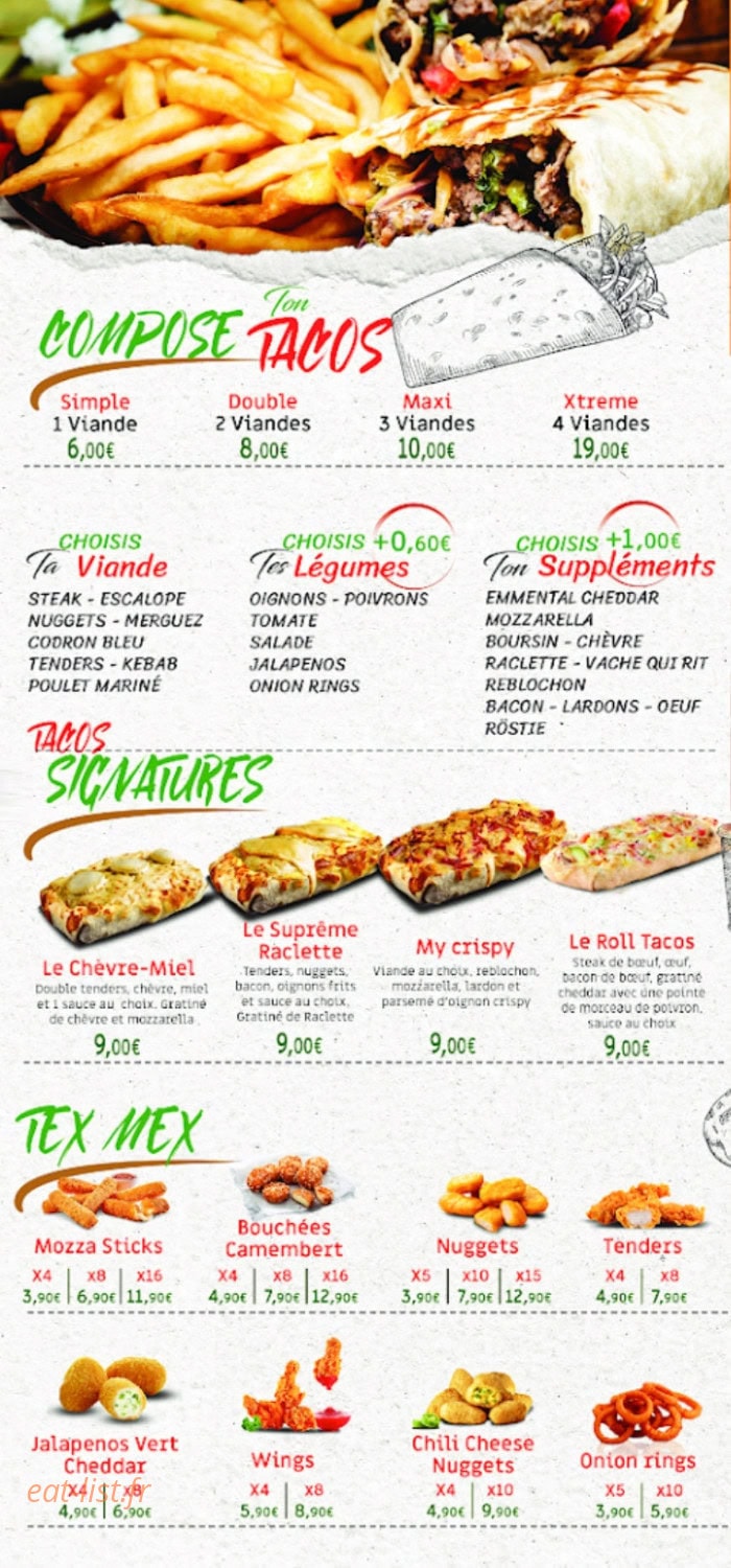 Pizza Rolls — carte page 5