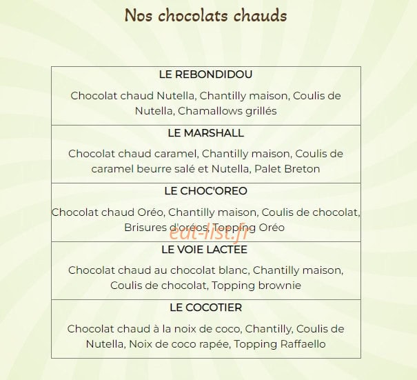 Shake House — carte page 5