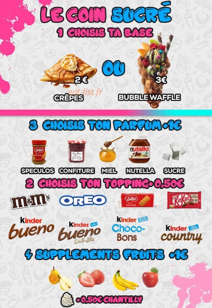 Square Food — carte page 5