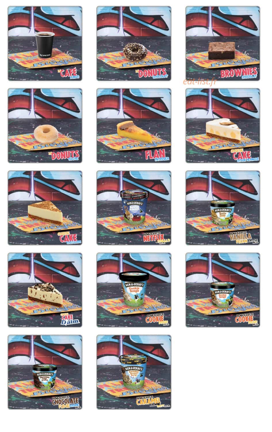 Str'eat Burger — carte page 12