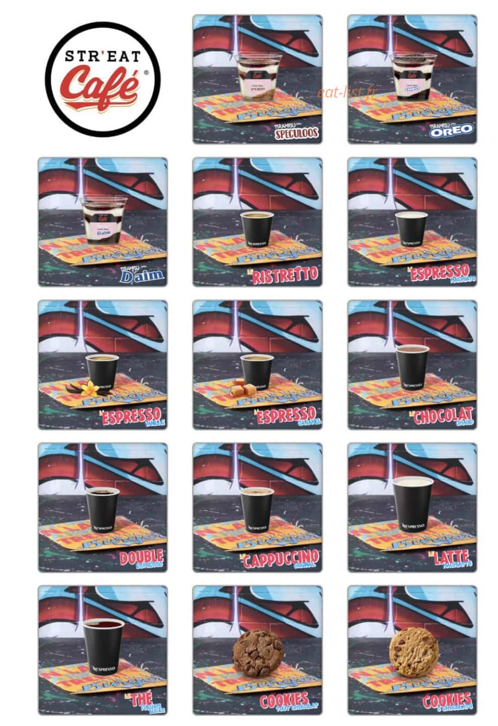 Str'eat Burger — carte page 11