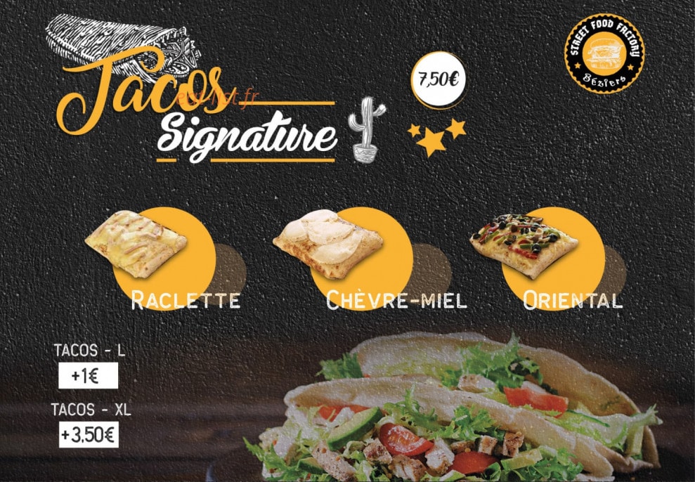 Street Food Factory — carte page 4