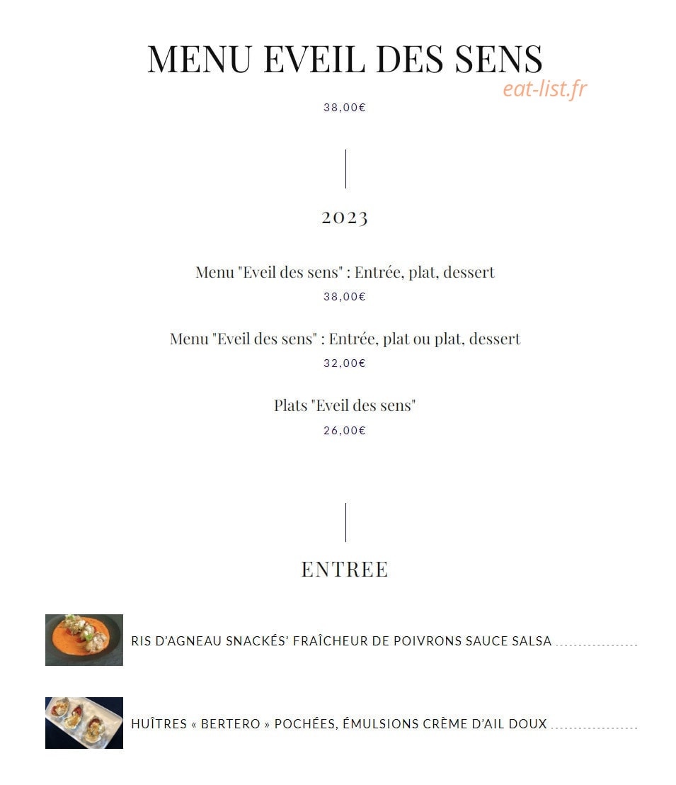 Flores'sens — carte page 3