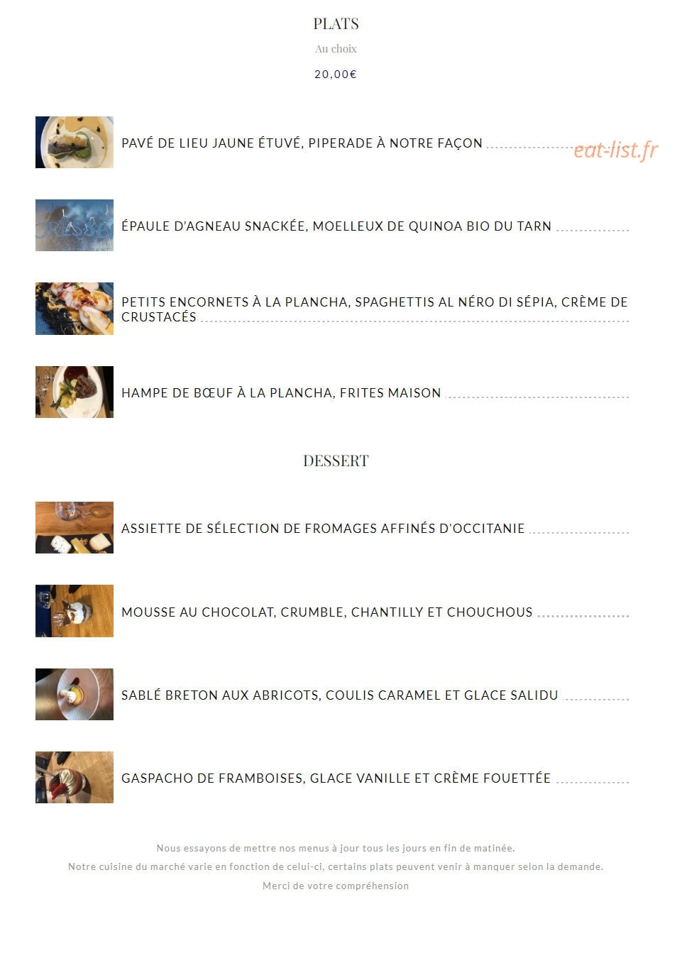 Flores'sens — carte page 2