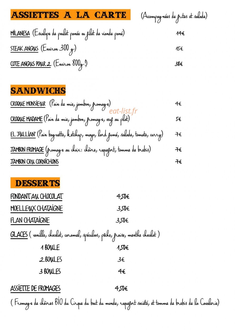 El RanchO — carte page 2