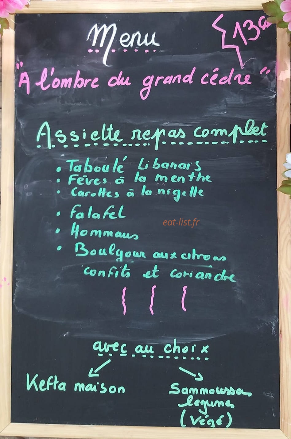 La Roulotte — carte page 1