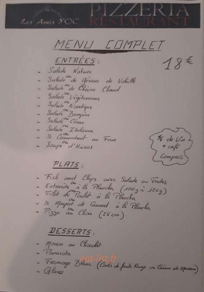 Les amis d'oc — carte page 1