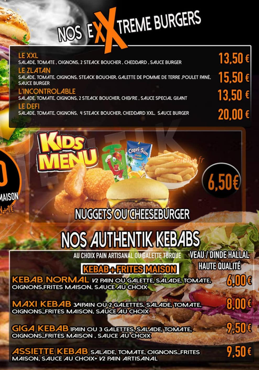 L'Eskapade — carte page 2