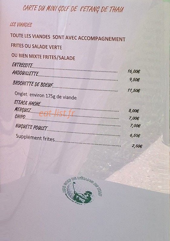 Mini Golf de l'Etang de Thau — carte page 3