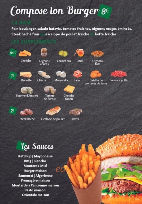 Pasta and burger house — carte page 3
