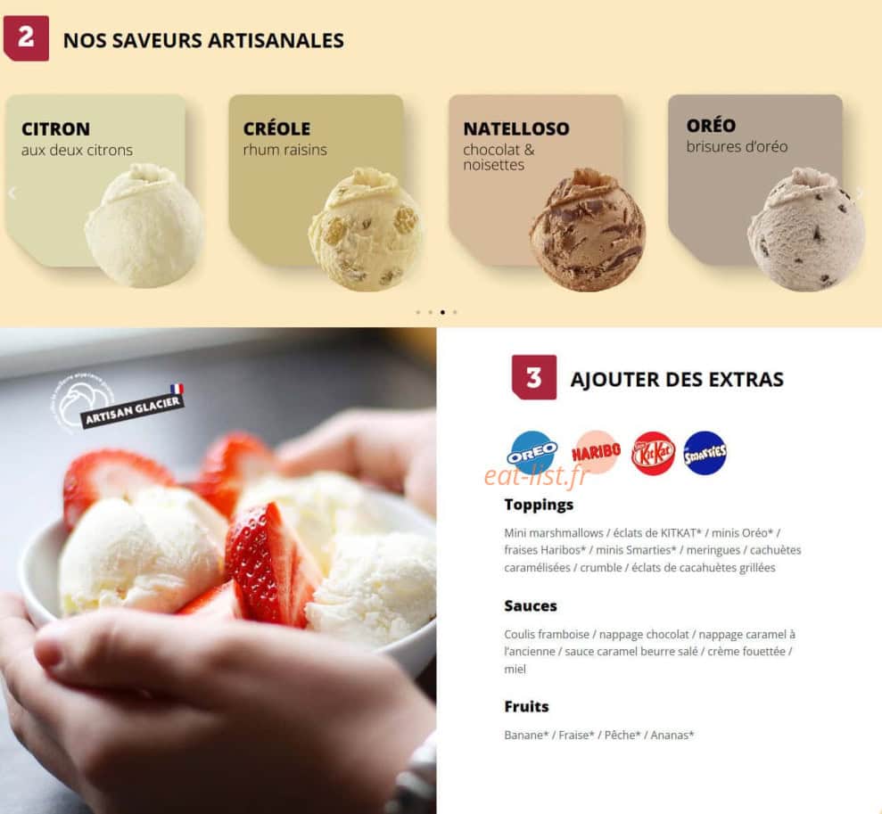 Restaurant Flunch — carte page 7