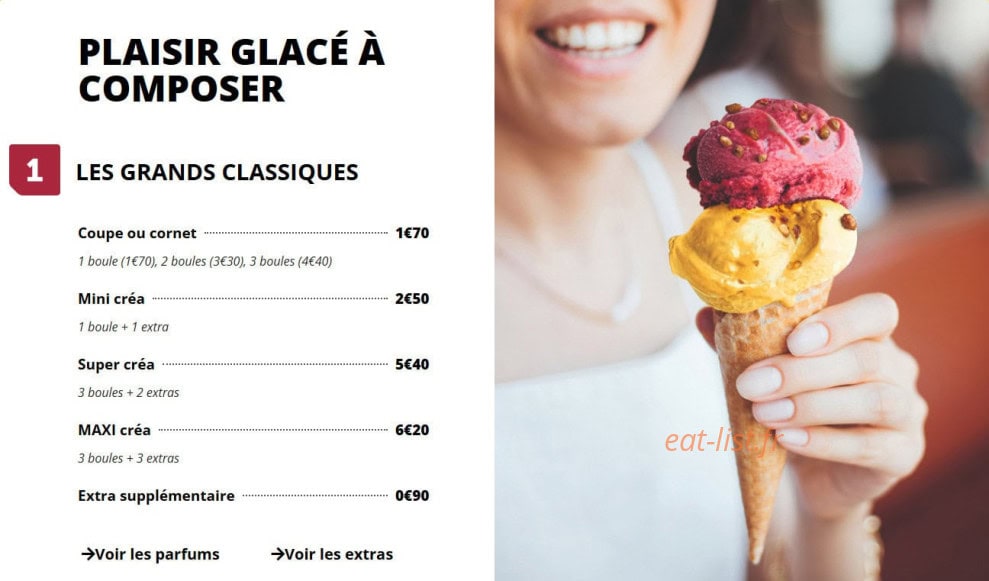 Restaurant Flunch — carte page 6