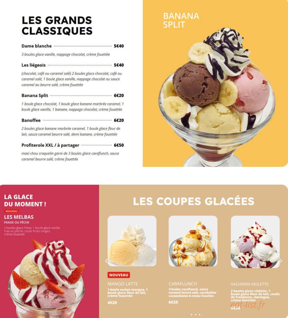 Restaurant Flunch — carte page 8