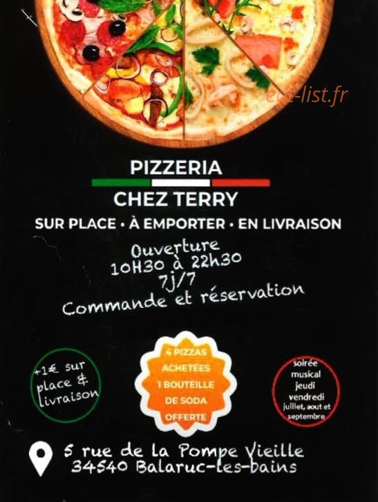 Chez Terry — carte page 1