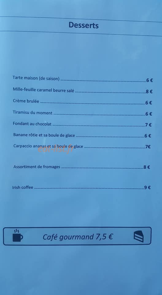 La Guinguette — carte page 6