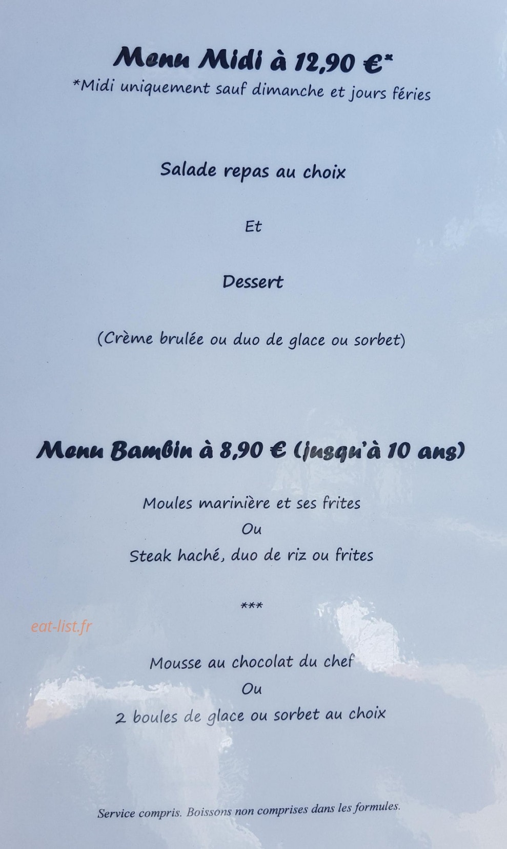 Le Bala'Miam — carte page 5