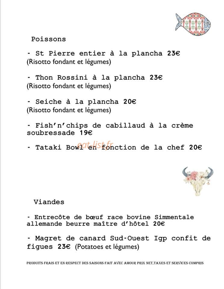 Mer and Co — carte page 2